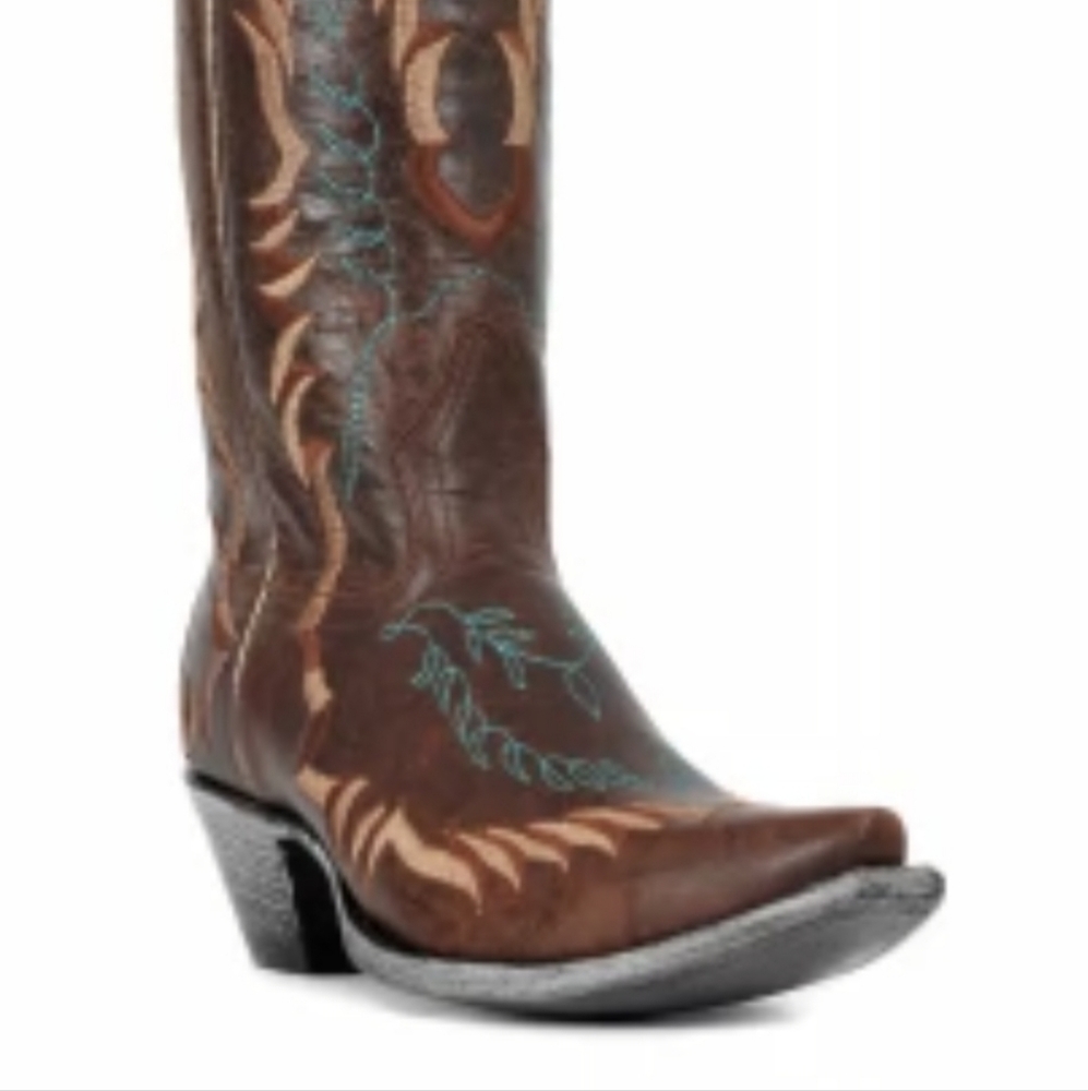 Johnny Ringo Authentic Women's Embroidered Tall Cowgirl Boot JR922-54T Size 11B